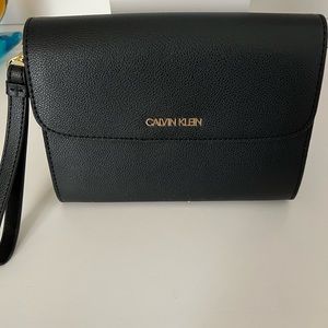 Calvin Klein Crossbody Black with Gold Hardware